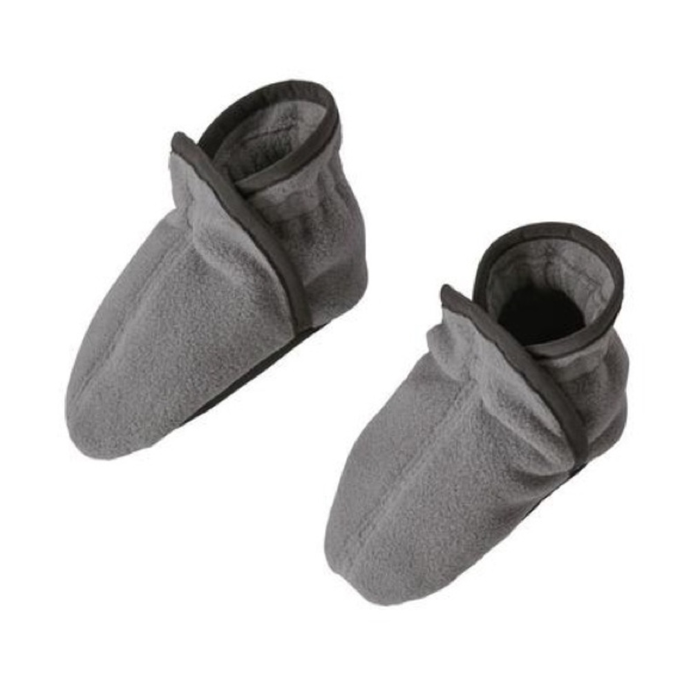NEW Patagonia Baby Synchilla Booties Nickel 3-6M